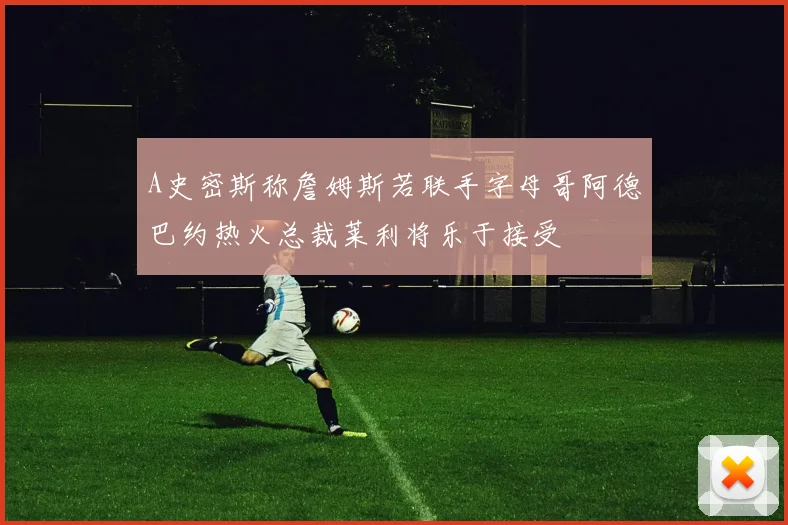 A史密斯称詹姆斯若联手字母哥阿德巴约热火总裁莱利将乐于接受